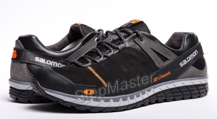 Шкіряні кросівки Salomon 3D Chassis Black
 
Salomon ― это высокотехнологичная ко. . фото 10