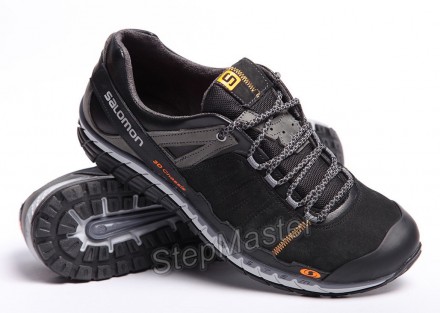 Шкіряні кросівки Salomon 3D Chassis Black
 
Salomon ― это высокотехнологичная ко. . фото 5