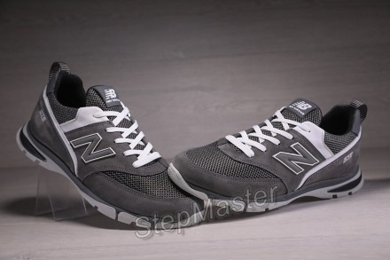 Кросівки чоловічі New Balance Grey замша-сітка
Виконані з міцних матеріалів, сти. . фото 13
