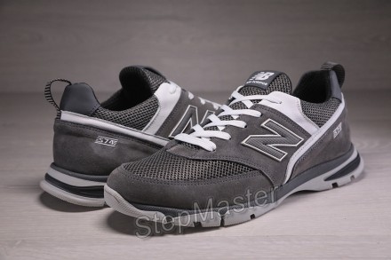 Кросівки чоловічі New Balance Grey замша-сітка
Виконані з міцних матеріалів, сти. . фото 10