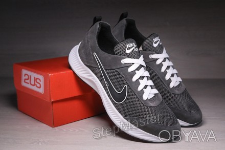 Кросівки чоловічі літні Nike Run All Day замша-сітка
Виконані з міцних матеріалі. . фото 1