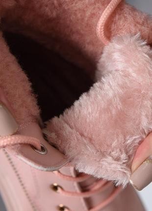 Зимові Жіночі Черевики (рожеві) грубі молодіжні 
Подаруйте своїм ногам затишок і. . фото 4