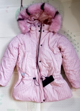 Дитяча Зимова Куртка для Дівчинки (розова) - розміри 134, 140, 146, 152
Збережіт. . фото 4