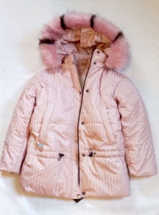 Дитяча Зимова Куртка для Дівчинки (розова) - розміри 134, 140, 146, 152
Збережіт. . фото 11