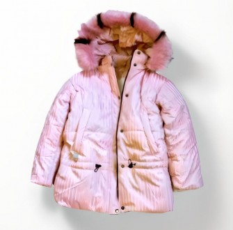 Дитяча Зимова Куртка для Дівчинки (розова) - розміри 134, 140, 146, 152
Збережіт. . фото 13