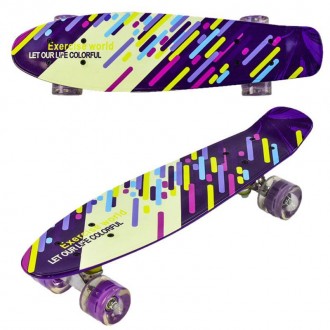 Скейт (пенни борд) Penny board со светящимися колесами арт. 9797
Современные дет. . фото 2