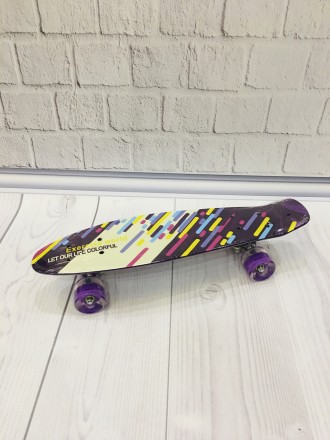 Скейт (пенни борд) Penny board со светящимися колесами арт. 9797
Современные дет. . фото 3