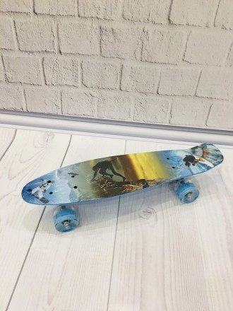 Скейт (пенни борд) Penny board со светящимися колесами арт. 3270
Современные пен. . фото 3