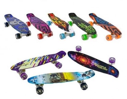 Скейт (пенни борд) Penny board со светящимися колесами арт. 3270
Современные пен. . фото 6