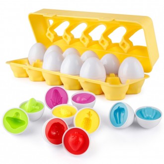 Розвиваюча іграшка - сортер "Яєчний лоток" (Фрукти та овочі) арт. 48666
Згідно м. . фото 2