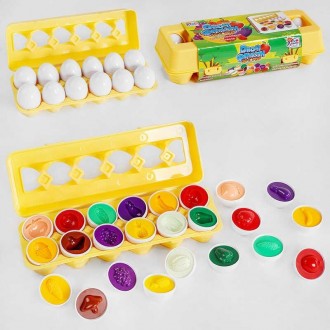 Розвиваюча іграшка - сортер "Яєчний лоток" (Фрукти та овочі) арт. 48666
Згідно м. . фото 7