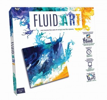 Набор для творчества "Fluid art" арт. FA-01-01-02
Даже не имея специальных навык. . фото 2