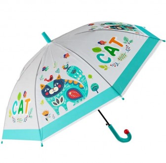 Детский зонт - трость "CAT" арт. C 54280
Материал полотна - прозрачная прочная п. . фото 2