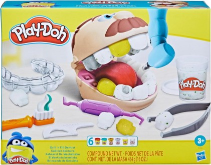 Набор для лепки Play-Doh Hasbro "Мистер Зубастик" арт. F1259
Набор для лепки Pla. . фото 4