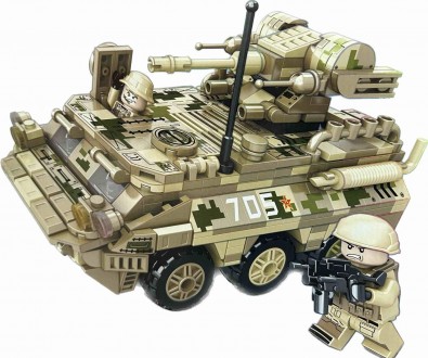 Конструктор-танк Military “WZ551 Armor" арт. CD 8075
С помощью деталей данного н. . фото 4