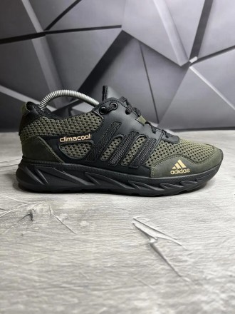 Кросівки чоловічі Adidas Climacool Olive шкіра-сітка
Виконані з міцних матеріалі. . фото 7