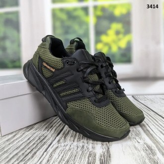 Кросівки чоловічі Adidas Climacool Olive шкіра-сітка
Виконані з міцних матеріалі. . фото 2