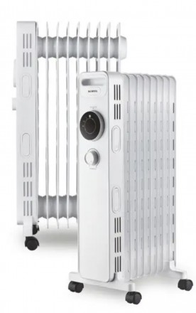 Масляний обігрівач KUMTEL KUM-1225 S 
White( білий)

Класичні масляні радіато. . фото 5