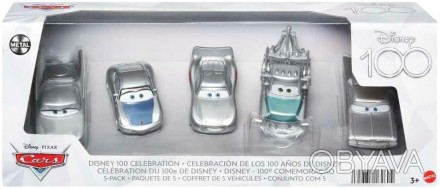 Игровой набор трех героев из мультфильма Тачки (Disney Pixar Cars Die-cast 5-Pac