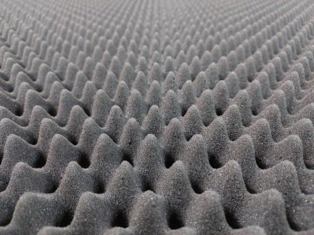 Акустичний комірчастий поролон "Хвиля"
«піраміда» лист 1,2х1м товщина 40±10% мм . . фото 3