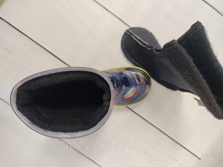 Дитячі гумові чоботи "Зірки на синьому" 
Розмірний ряд: 27-35
Верх взуття: ПВХ б. . фото 8