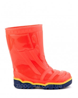 Дитячі гумові чоботи "NEON" оранжевий
Розмірний ряд: 23-26
Верх взуття: ПВХ без . . фото 2