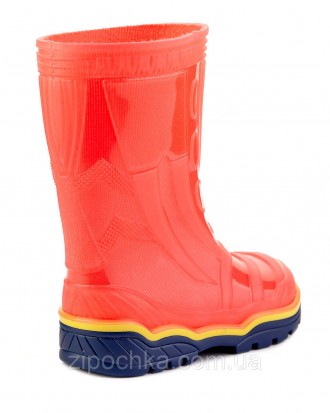 Дитячі гумові чоботи "NEON" оранжевий
Розмірний ряд: 23-26
Верх взуття: ПВХ без . . фото 5
