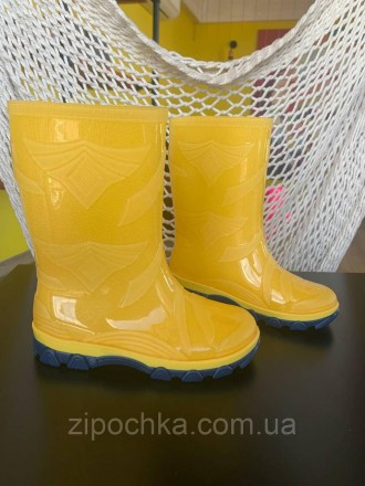 Дитячі гумові чоботи NEON Жовті
Розмірний ряд: 27-35
Верх взуття: ПВХ без фталат. . фото 7