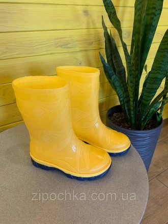 Дитячі гумові чоботи NEON Жовті
Розмірний ряд: 27-35
Верх взуття: ПВХ без фталат. . фото 6