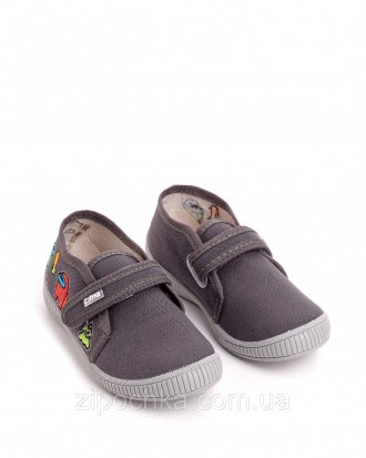 
Туфлі дитячі SAMY т.сірі AMONGUS
 
Розмірний ряд: 21-26
Верх взуття: бавовна 10. . фото 3