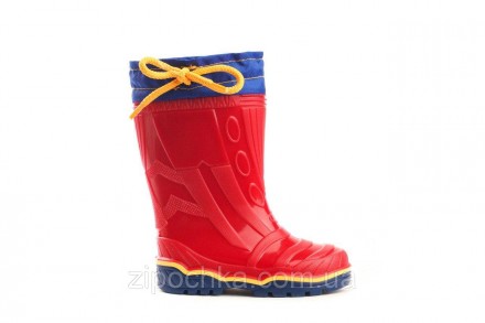 Дитячі гумові чоботи Червоні з утепленням
Розмірний ряд: 23-26
Верх взуття: ПВХ . . фото 2