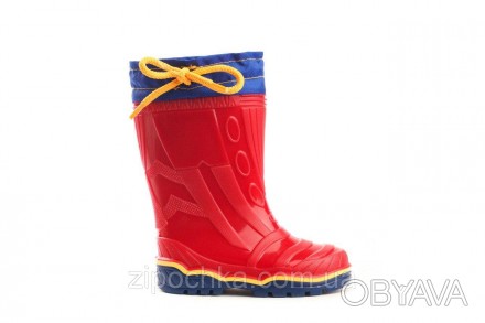 Дитячі гумові чоботи Червоні з утепленням
Розмірний ряд: 23-26
Верх взуття: ПВХ . . фото 1
