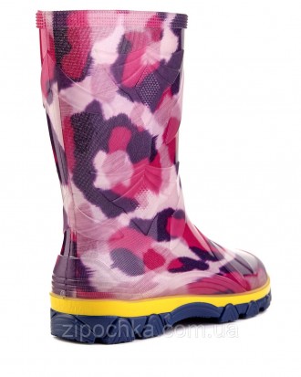 Дитячі гумові чоботи Гепард рожевий
Розмірний ряд: 27-35
Верх взуття: ПВХ без фт. . фото 4