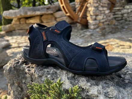 Спортивные кожаные мужские сандалии Yak Biom Denim
100% натуральная кожа
"Найди . . фото 14