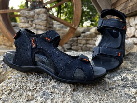 Спортивные кожаные мужские сандалии Yak Biom Denim
100% натуральная кожа
"Найди . . фото 23