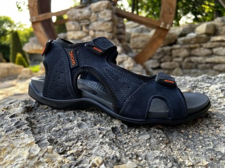 Спортивные кожаные мужские сандалии Yak Biom Denim
100% натуральная кожа
"Найди . . фото 13