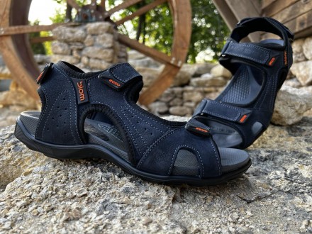 Спортивные кожаные мужские сандалии Yak Biom Denim
100% натуральная кожа
"Найди . . фото 18