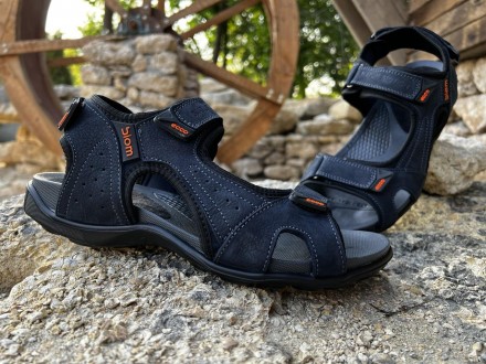 Спортивные кожаные мужские сандалии Yak Biom Denim
100% натуральная кожа
"Найди . . фото 12