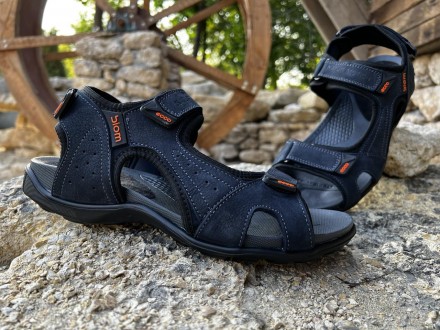 Спортивные кожаные мужские сандалии Yak Biom Denim
100% натуральная кожа
"Найди . . фото 2