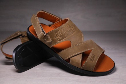 Мужские кожаные сандалии-шлепанцы Levis Olive
Характеристика товара:
Вид обуви: . . фото 5