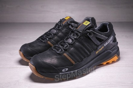 Шкіряні кросівки Salomon 3D Chassis Black
 
Salomon ― это высокотехнологичная ко. . фото 9