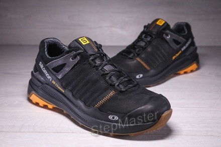 Шкіряні кросівки Salomon 3D Chassis Black
 
Salomon ― это высокотехнологичная ко. . фото 4