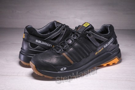 Шкіряні кросівки Salomon 3D Chassis Black
 
Salomon ― это высокотехнологичная ко. . фото 16