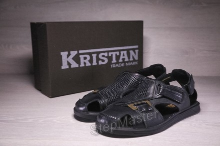 Сандалии кожаные Kristan Rivet черные 
100% натуральная кожа
Выполнены из толсто. . фото 14