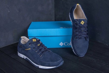 Чоловічі літні кросівки Nubuck Denim з перфорацією
Виконані з товстої та м'якої . . фото 2