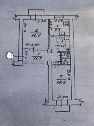 Номер оголошення на сайті компанії: SF-2-832-690-OB.
Продам квартиру в центі міс. . фото 7