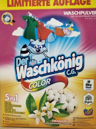 
 Стиральный порошок Waschkonig color ― бесфосфатное средство высокого качества,. . фото 2