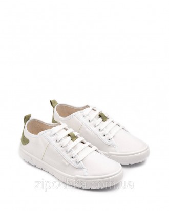 Жіночі кросівки LORETA білі/авокадо
Розмірний ряд: 36-41
Верх взуття: 100% бавов. . фото 3