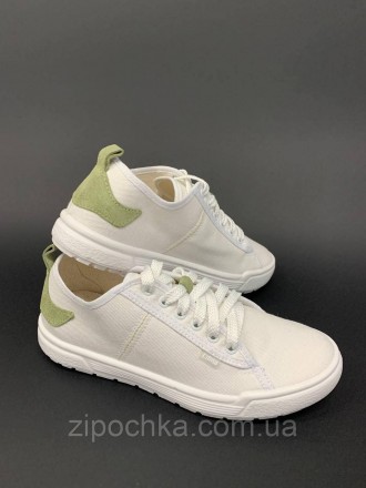 Жіночі кросівки LORETA білі/авокадо
Розмірний ряд: 36-41
Верх взуття: 100% бавов. . фото 11