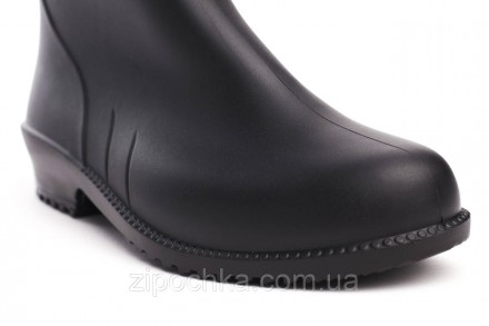 Жіночі гумові напівчоботи чорні на чорній підошві
Розмірний ряд: 36-41
Верх взут. . фото 5